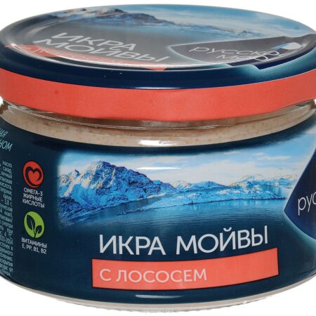 Lodde kaviaar met zalmblokken & mayonaise "Russische zee" 165 g