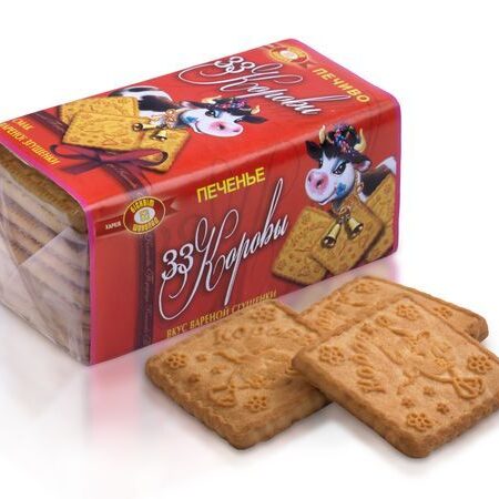 Cookies "33 koeien" met gecondenseerde melk