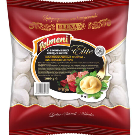 Dumplings "Elite" varkensvlees, rundvlees "Elena" 1 kg