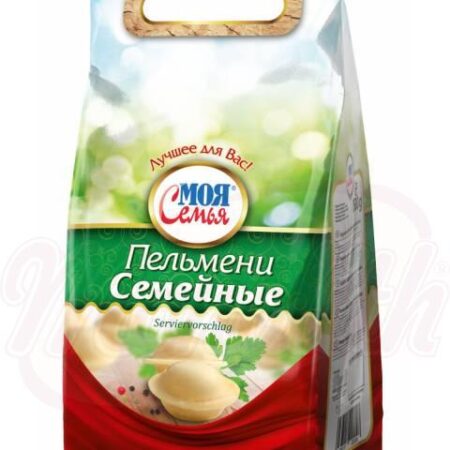 Dumplings met varkensvlees en rundvlees "My Family" 1,5 kg