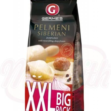Dumplings "Siberische" varkensvlees, rundvlees XXL "Germes" 1 kg