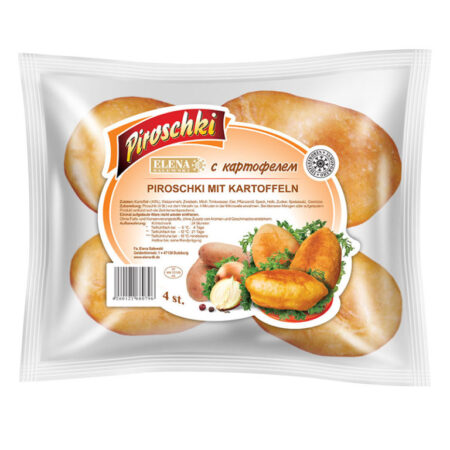 Pasteitjes met gebakken aardappelen, 'Elena' 4 stuks, 0,45 kg