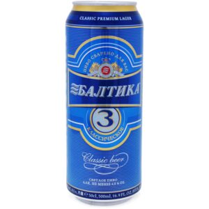 Пиво "Балтика 3” светлое, в банке