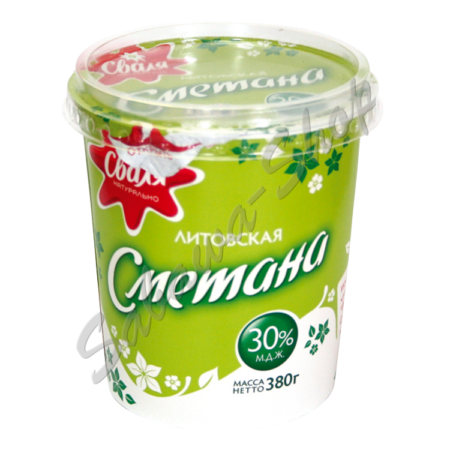 Sour cream "Svala" 30% 380gr