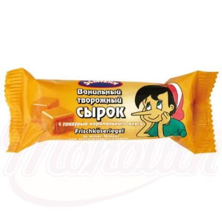 Kaastaart "Pinocchio", geglaceerd met vanille, 20% 45 g