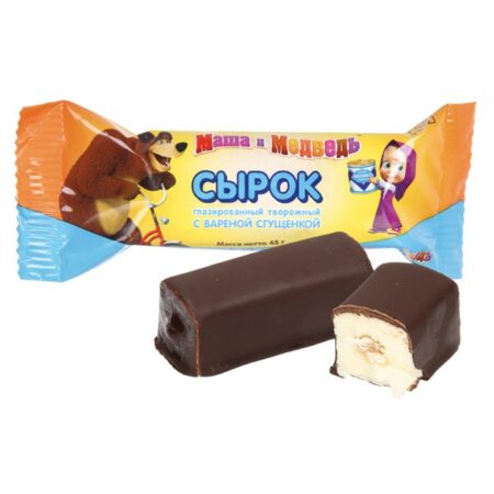 Cheesecake "Masha & Bear", geglazuurd 20% 45 g