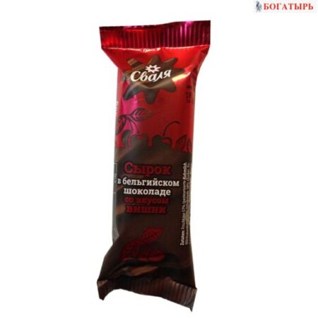 Kaastaart in Belgische chocolade met kersensmaak "Svala" Letland 40 g