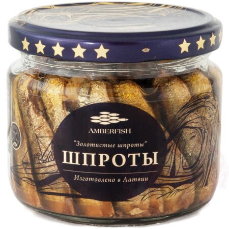 Riga sprot in olie "Riga seaside" Letland 180 g