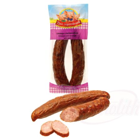 Gerookte worst "Uletnaya" met knoflook "Three Little Pigs" Duitsland 300 g