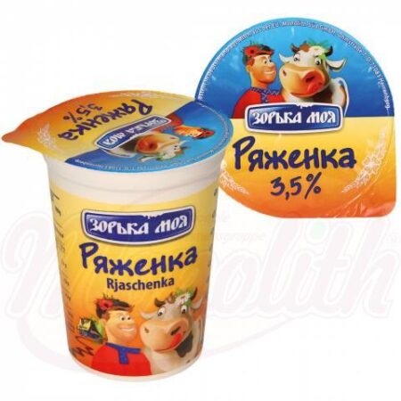 Ryazhenka (Kefir) "Zorka" 1,5% 0,5 L