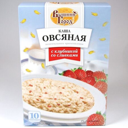 Ogenblik havermout met room en aardbei "Vyshny Gorod" 410 g