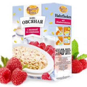 Каша овсяная со сливками и малиной "Вышний Город”