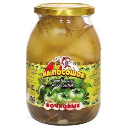 Ingeblikte groen tomaten «Na pososhok»  420 g / 850 g