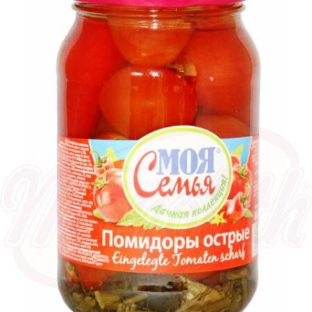 Ingeblikte tomaten, kruidig "Moya semiya" 450 g / 880 g