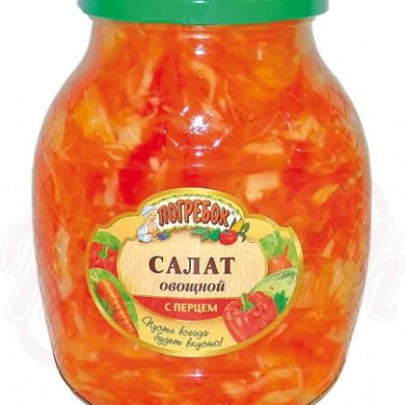 Groentesalade met paprika "Pogrebok" 840 g