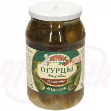 Gepekelde komkommers “Pogrebok" 430g  860g