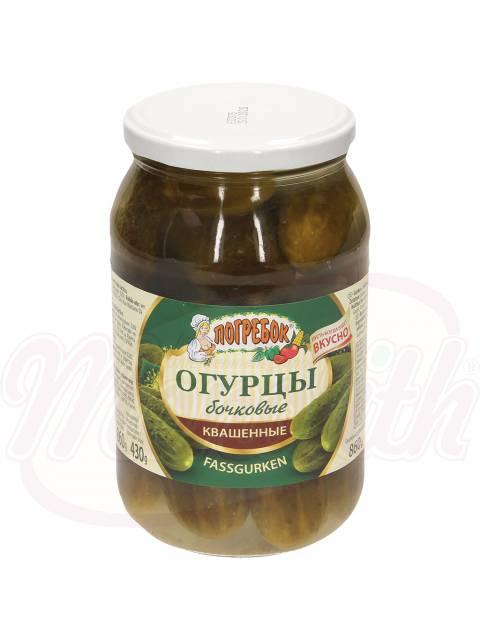 Gepekelde komkommers “Pogrebok" 430g  860g