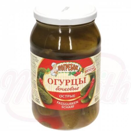 Gepekelde komkommers “Pogrebok" 430 g  / 860 g