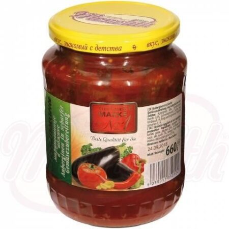 Aubergines gemarineerd in Adjika 660 g