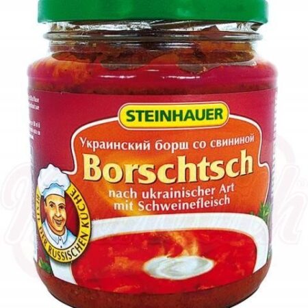 Borsch (traditionele soep) met varkensvlees "Steinhauer" 500 g
