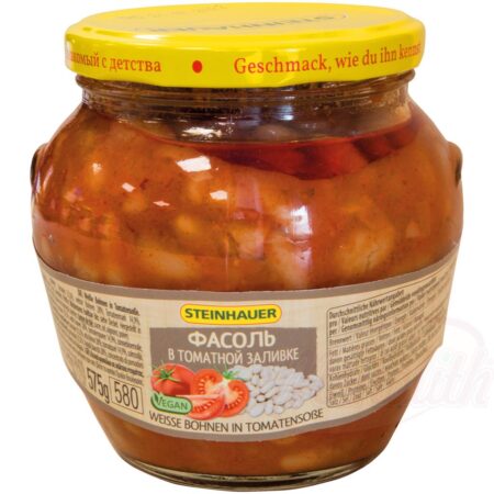 Witte bonen in tomatensaus "Steinhauer" 580g
