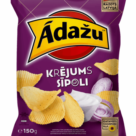 Chips met zure room en uiensmaak "Adazu"