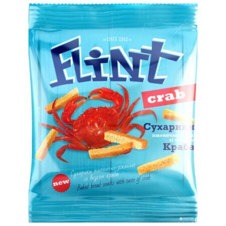 Croutons met krab smaak