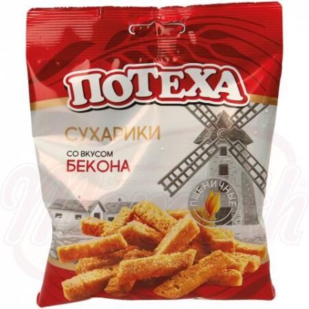 Tarwe crackers met smaak van spek