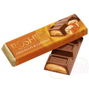 Melkchocoladereep met karamelvulling