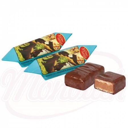 Wafelsnoepjes "Beer klompvoet" in cacaoglazuur 100g