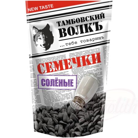 Geroosterde zaden "Tambov Volk" met zout