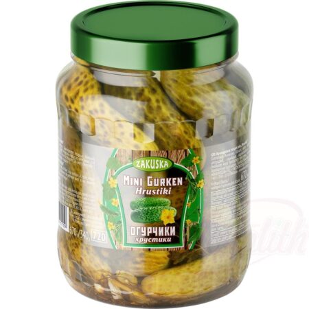 Komkommers "Khrustiki" 670g