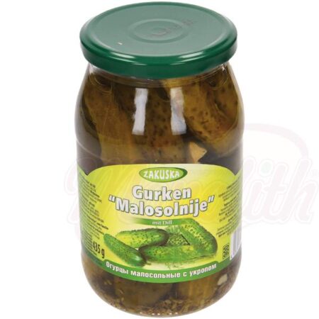 Komkommers "Lichtgezouten" met dille 850g