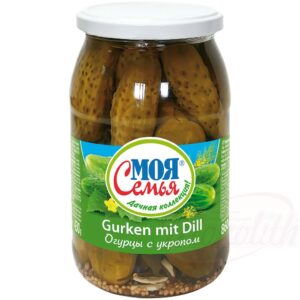 Огурцы с укропом "Моя семья"