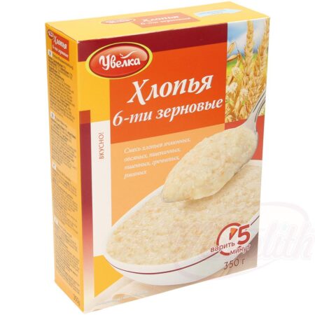 Vlokken 6-grain "Uvelka" 350g