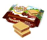 Wafels Korovka met chocoladevulling 150g