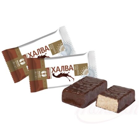 Snoepjes - Halva in chocoladeglazuur