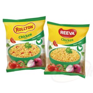 Instant vermicelli met kipsmaak.