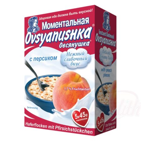 Instant havermoutpap met perzik "Ovsyanushka" 225g