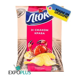 Чипсы "Люкс" вкус краба