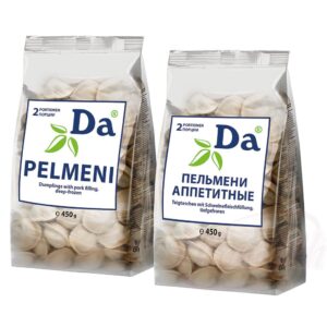 Pelmeni “Appetitnye Da” met varkensvlees, 450 g